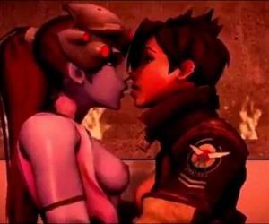 Overwatch Lesbians with..