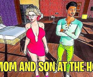 3D Mom And Son At The..