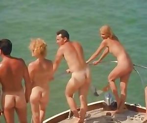 classic nudist camp scene
